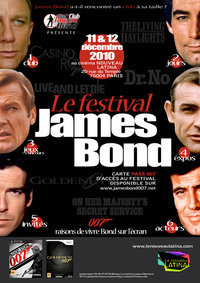 Festival Bond, James Bond du 11 au 12 décembre Festival Bond, James Bond du 11 au 12 décembre