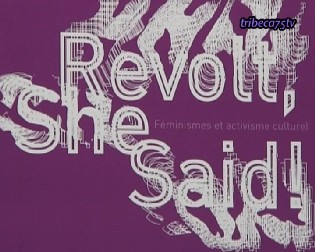 Revolt, she said !