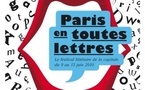 Deuxième édition de "Paris en toutes lettres" du 9 au 13 Juin 2010